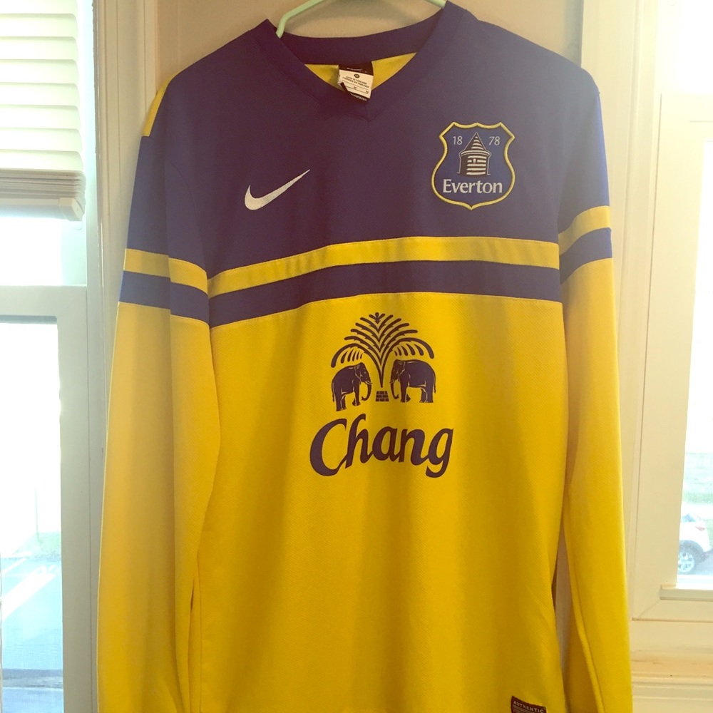 Nike Everton 2013-24 Away Long Sleeve Kit